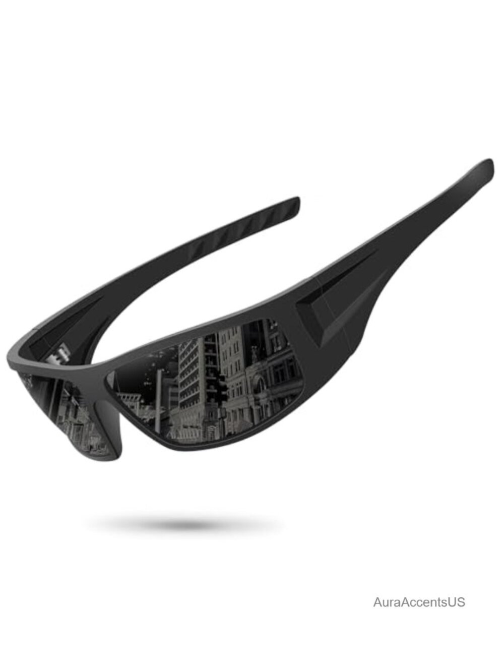 Polarized Sports Sunglasses Wrap Around UV400 TAC Lens For Driving Fishing